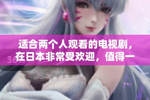 适合两个人观看的电视剧，在日本非常受欢迎，值得一看