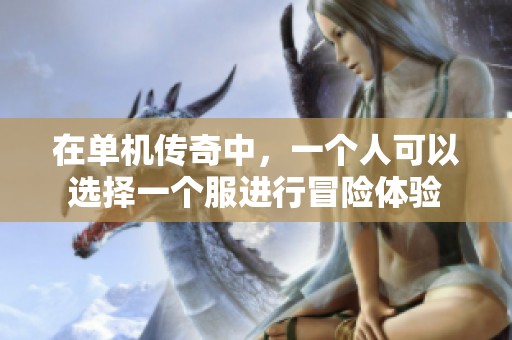 在单机传奇中，一个人可以选择一个服进行冒险体验