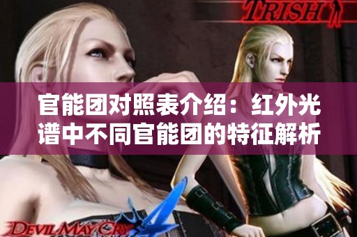 官能团对照表介绍：红外光谱中不同官能团的特征解析