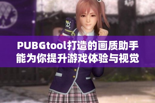 PUBGtool打造的画质助手能为你提升游戏体验与视觉享受