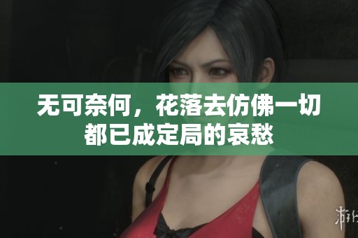 无可奈何，花落去仿佛一切都已成定局的哀愁
