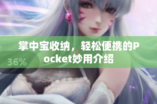 掌中宝收纳，轻松便携的Pocket妙用介绍